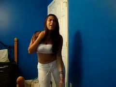 Amazing Israeli beauty with a big wazoo on the webcam, wicked